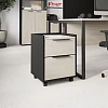 Тумба мобильная К-Loft 241T003 дуб скандин./графит