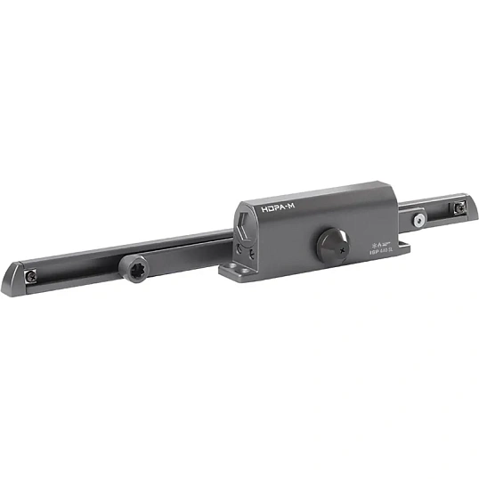 Доводчик ISPARUS SL 440 Slider (от 70 до 130 кг) (графит) со скольз тягой