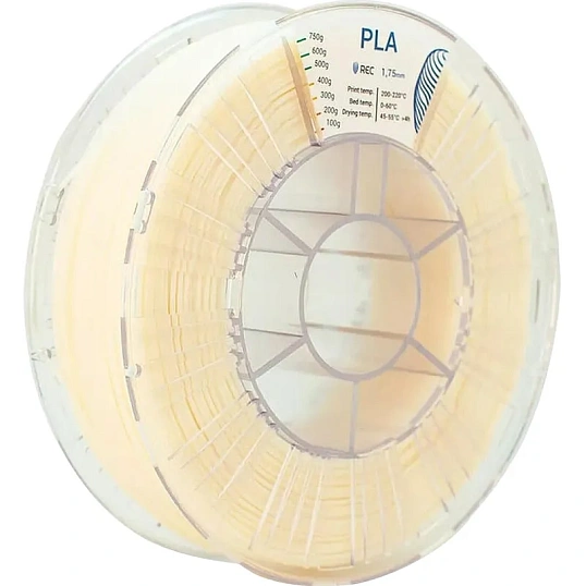 Катушка PLA пластик REC 1.75мм натуральный
