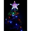 Верхушка Белая звезда, 19х19см, 15 LED, 1 режим, мульти НВУ-0002