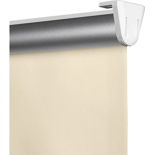 Рулонная штора Комус Мебель blackout silver 537837 V5, 80х160, бежевый