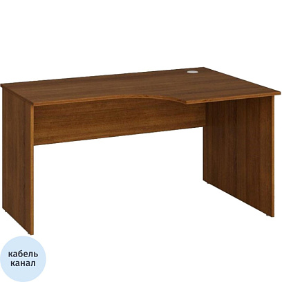 Стол SP Бюджет правый 2365 (402663) фр. орех 1360