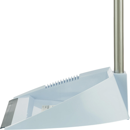 Совок с ручкой Vileda серо-голубой 146349