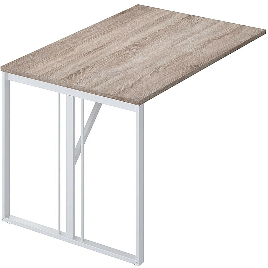 Брифинг Комус Мебель К-Loft Director 241B001 1200х800х752 сонома темн/белый