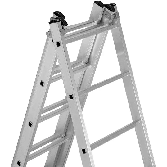 Лестница Стремянка проф, 3х12 ступеней, Н=338/560/786см СИБРТЕХ