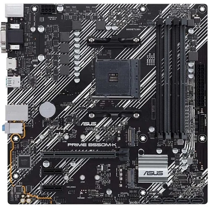 Материнская плата Asus PRIME B550M-K Soc-AM4 AMD 4xDDR4 mATX