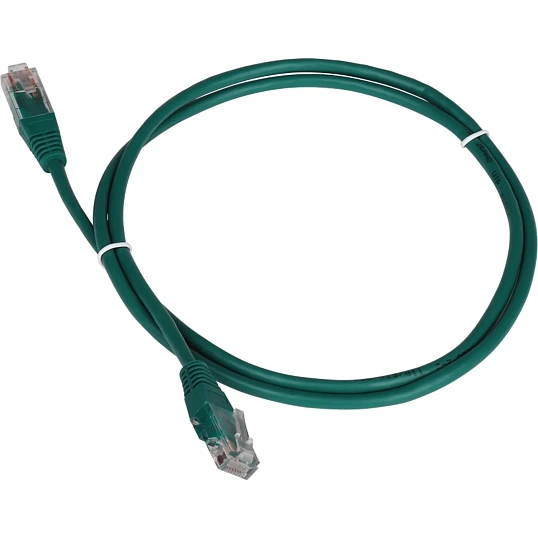 Патч-корд TWT TWT-45-45-0.15-GN UTP кат.5e, 0.15 м, зеленый