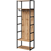 Шкаф гардеробный K-Loft 241H028 670х400х2105 дуб натур/черный