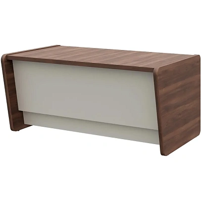 Стол IN FREGAT рук-ля Ш1600 129S001 орех бакаут/серый