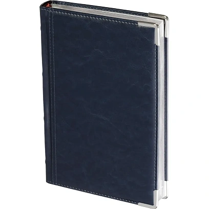 Ежедневник полудатированный А5+, 208л, BOSS темно-синий 3-404/272