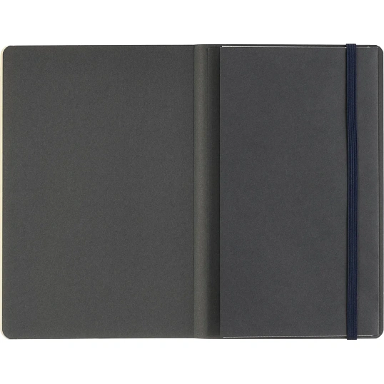 Бизнес-блокнот  Attache Аура, А5,  80л (138x213мм), клетка, резинка, синий