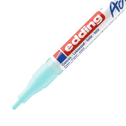 Маркер акриловый Edding 5300/916.кругл.1-2 мм.Пастельн.голубой/Pastelblue