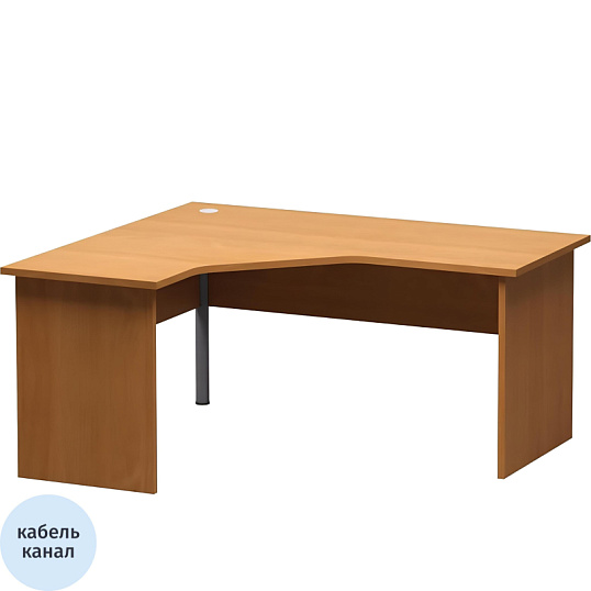 Стол угловой Этюд Т20.34 (047,048,306) левый бук 55 1600х1400