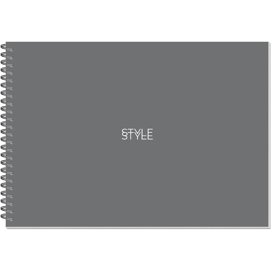 Альбом для рисования Комус Класс Минимализм,А4,40л,спираль,в асс,2шт/уп