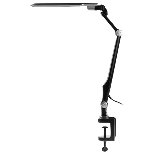 Светильник настольный ЭРА NLED-496-12W-BK светодиодный на струбцине черный