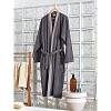 Халат Махровый Мужской  DELRAY Кимоно антрацит, L-XL, 300 гр/м2