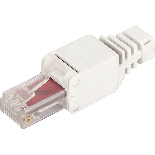 Коннектор полевой LANMASTER LAN-TMP-U6-WH, неэкранированный, кат.6