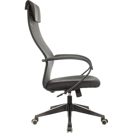 Кресло VB_EChair-655 LT TTW сетка/ткань черный, пластик