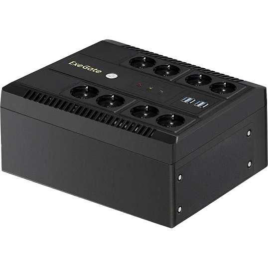 ИБП ExeGate NEO NNB-1000 лин-инт, 1000ВА/650Вт 8xEURO+4USB(EX293855RUS)