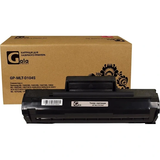 Картридж лазерный Galaprint MLT-D104S чер. для Samsung 1660/1665/1667