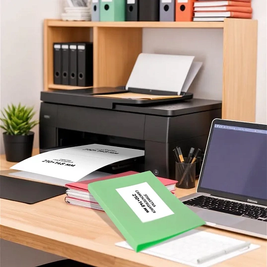 Этикетки самоклеящиеся  Premium 210х148мм 2шт/л А4 (100л/уп)