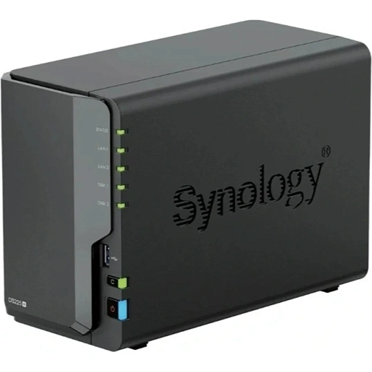 Сетевое хранилище Synology DS225+ 2x2.5/3.5 SATA/Celeron J4125/2Gb DDR4