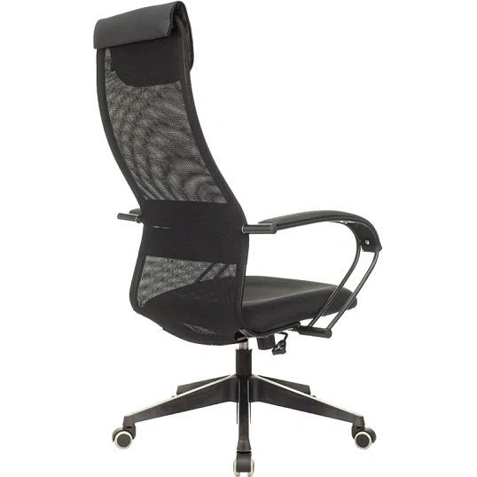 Кресло VB_EChair-655 LT TTW сетка/ткань черный, пластик