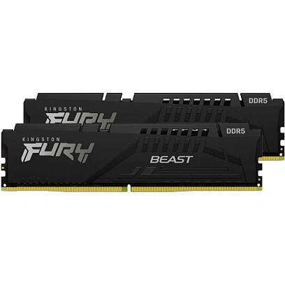 Модуль памяти Kingston FURY DDR5 DIMM 32GB(2x16Gb) 5200Мгц(KF552C40BBK2-32)