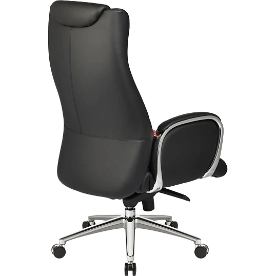 Кресло BN_Jl_Руководителя Echair-545 ML кожа черная, хром