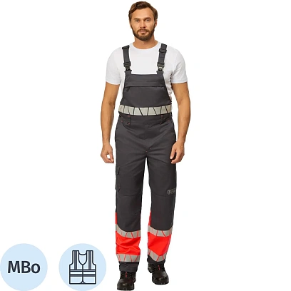 Полукомбинезон летний мужской Равелин красн./графит (р.44-46) 170-176