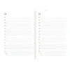 Ежедневник недатированный бордо, А6,100x150, 320стр, Agenda