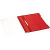 Скоросшиватель пластиковый A4 100/120, красный, 10шт/уп