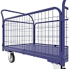 Тележка платформенная с сетчатыми бортами ТС 2 (600х900) колеса d 125