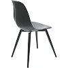 Стул Комус EAMES PLAST HN BLACK (BOX-4) (KM) RU K02 черный/черный