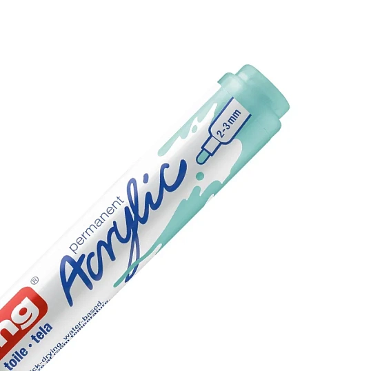 Маркер акриловый Edding 5100/934.кругл.нак. 2-3 мм. Цвет Бирюзовый