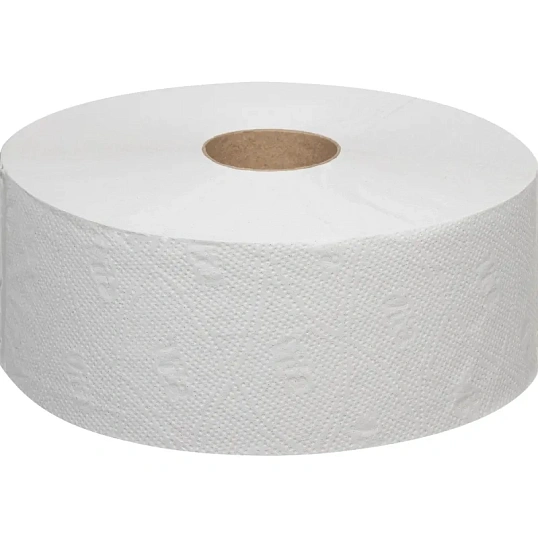 Бумага туалетная д/дисп 1сл бел макул втул 420м 6рул/уп 420W1