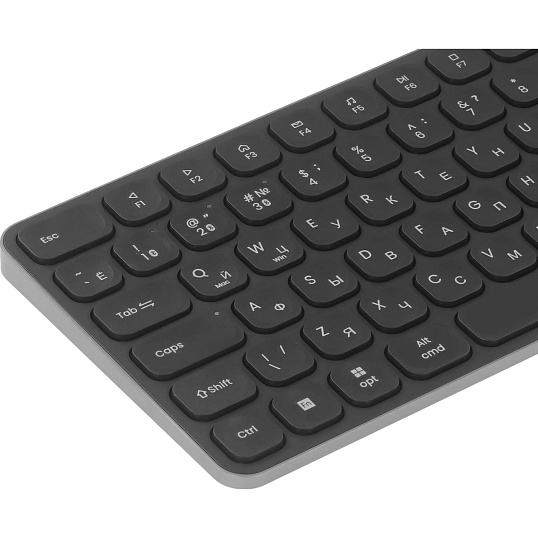 Набор клавиатура+мышь RAPOO беспроводная 9350S, цв. Dark Grey
