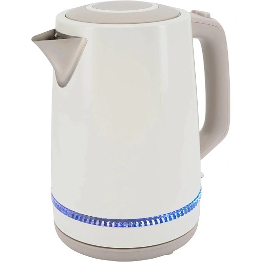 Чайник Vitek VT-WK1066 1.7л. 2200Вт бежевый/коричневый корп.:металл/пластик