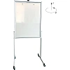 Флипчарт магнитно-маркерный Комус 70х100 двусторонний, на роликах