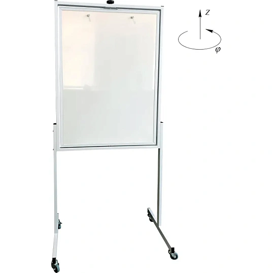 Флипчарт магнитно-маркерный Комус 70х100 двусторонний, на роликах