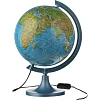 Глобус Физический Полит 25см с подсветк ОСН1234012