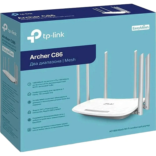 Маршрутизатор TP-LINK Archer C86 AC1900 с поддержкой Mesh