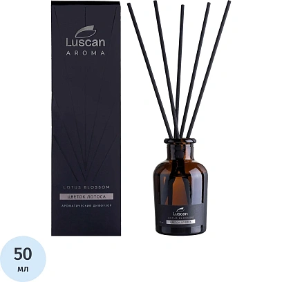 Аромадиффузор с палочками Luscan Цветок лотоса 50 мл