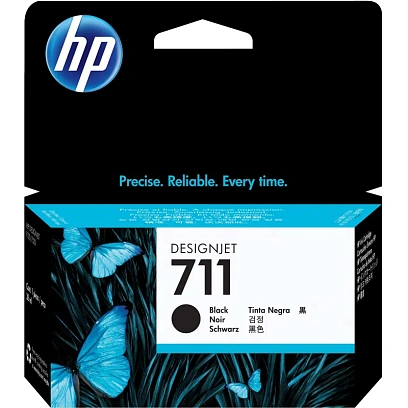 Картридж струйный HP 711 CZ129A чер. для DgnJ T120/520