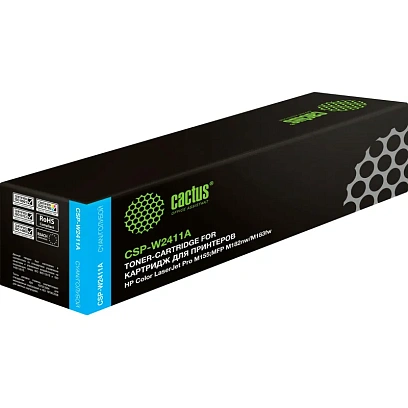 Картридж лазерный Cactus CSP-W2411A 216A гол. для HP MFP M182/M183