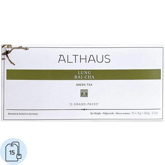 Чай Althaus Grand Pack Lung Bai Cha, 15пак TALTHB-GP0053