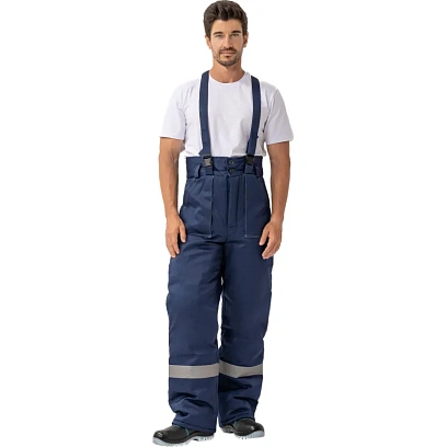 Брюки рабочие зимние муж з32-БР син смес 44-46/158-164 (Арсенал-СП)