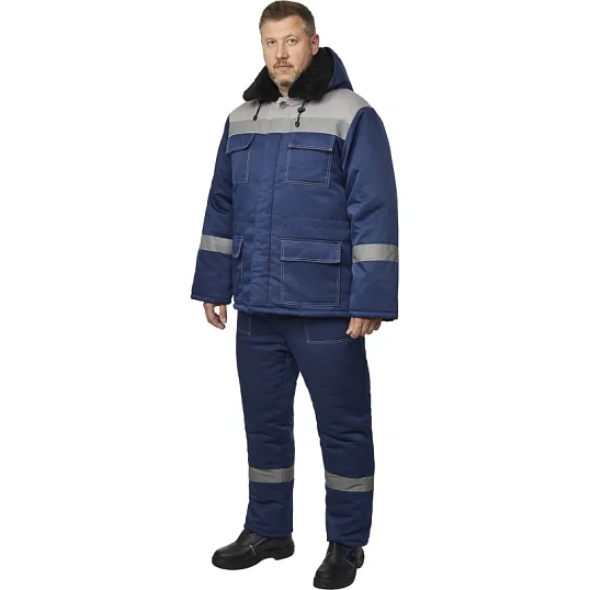Костюм зимний муж з35-КБР синий/сер ( 52-54) 170-176 (Арсенал-СП)