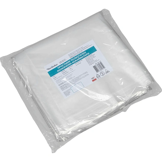 Простыня 200x200, полиэтилен, 25шт/уп, 00-140