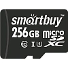 Карта памяти SmartBuy microSDXC 256Gb UHS-I Cl10 +ад, SB256GBSDCL10-01